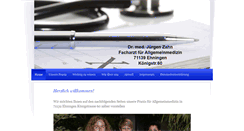 Desktop Screenshot of hausarzt-ehningen.de
